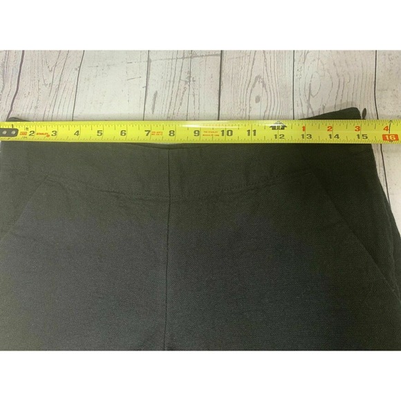 Ann Taylor LOFT The Rivera Black Fringe Canvas Shorts Size 0 - Picture 8 of 9